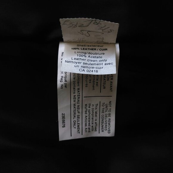 Vintage Ponti Platinum Black Genuine Leather Blazer - Picture 11 of 11